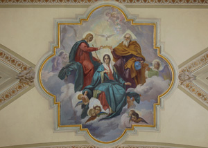 Maria incoronata Regina degli Angeli e dei Santi in Paradiso - Navata centrale