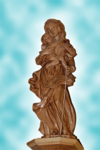 Statua della vergine Maria